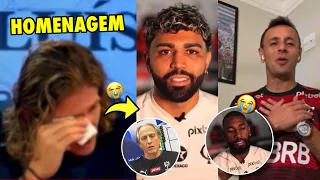 JOGADORES DO FLAMENGO FAZEM FILIPE LUÍS CHORAR DE EMOÇÃO!