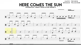 Here Comes The Sun   Trinity Rock & Pop Drums Grade 5