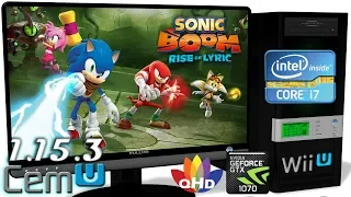 CEMU 1.15.3 [Wii U] - Sonic Boom: Rise of Lyric [QHD-Gameplay] Unlocked FPS #11