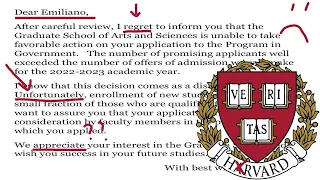 I Got Rejected from Harvard… And Its Time To Move On