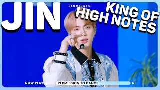 BTS JIN - KING of High Notes REACTION