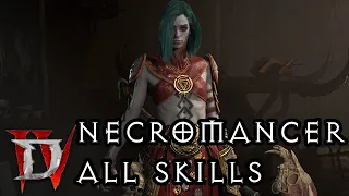 Diablo IV - NECROMANCER All skills Showcase