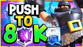 8,000 TROPHIES with BEST MEGA KNIGHT DECK!