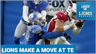 Reinforcements at TE are on their way for the Detroit Lions