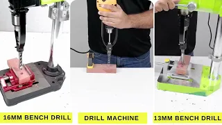 How to Drill a Square Hole with Square Drill Bit | Convert your Drill into a Mortising tenon Machine