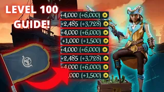 *NEW* How to LEVEL UP MERCHANT ALLIANCE FAST! Plus 100k per hour! Sea of Thieves!