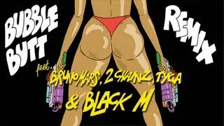 Major Lazer - Bubble Butt (Remix) (feat. Bruno Mars, 2 Chainz, Tyga & Black M) (Official Audio)