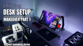 Game Vlog 🎮 | Part 1 Desk Setup Makeover