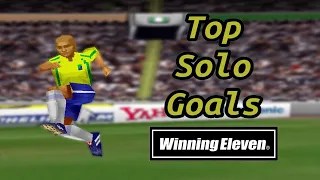 Top 10 Solo Goals Winning Eleven PS1