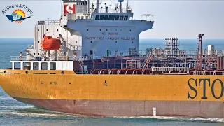 43 MINUTES OF BEAUTIFUL 4K SHIPSPOTTING ROTTERDAM PORT NETHERLANDS MAY 2022