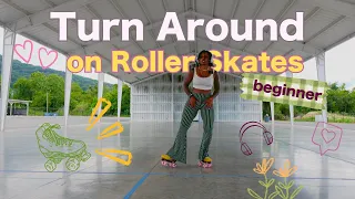 how to turn around on your rollerskates pt.1 | beginner roller skate tutorial