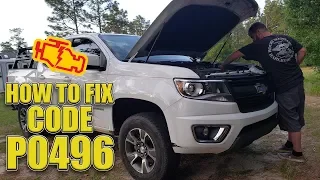 How To Replace Canister Purge Valve Chevrolet Colorado (3.6 v6) - Fix for Code P0496