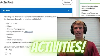Common App Activities Section: Everything You Need to Know! Real Examples! College Applications 101!