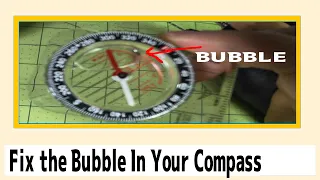 How To Fix A Bubble In My Compass