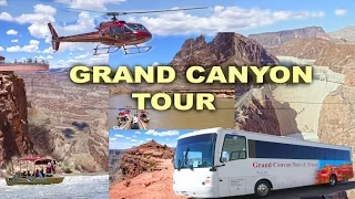 GRAND CANYON TOUR - Skywalk, Guano Point, Hoover Dam, Helicopter and Boat Trip 4K