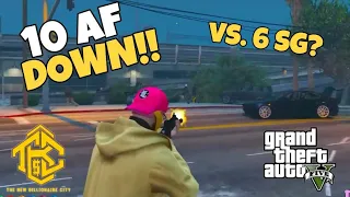 Paano UMUBOS ng SAMPO in 20 SECONDS? (BGxSG vs. AF STREETWARS!) - Billionaire City RP GTA 5