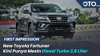 New Toyota Fortuner 2022 | Diesel 2,8L Tenaga dan Torsinya Melimpah | First Impression