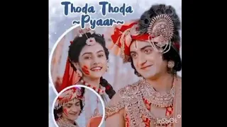 Radha krishna very beautiful (VM) on "Thoda thoda pyar"❤