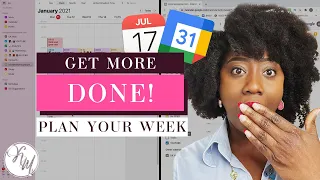 PLAN WITH ME: google calendar vs apple calendar TIME BLOCKING(How to get more done)