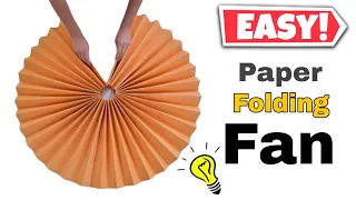 🎁 Birthday Party Decoration || Paper Folding Fan || Pocket Fan || Paper Craft