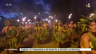 Tubuai, le Turamara'a de Rurutu a ouvert le festival.