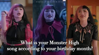 Monster High - The Movie | What is your Monster High song according to your birthday month?