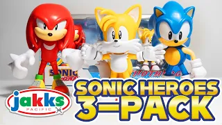 NEW Jakks Classic Sonic Heroes 3-Pack Figure Unboxing! CLASSIC TAILS??