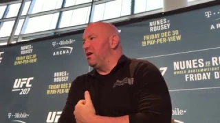 Dana White On Mike Goldberg "It Is All Over"