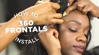 How To Sew In A 360 Lace Frontal With Bundles