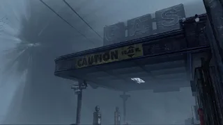 Ambience wave - Silent Hill - Downpour ( Gas Station ) ASMR Relaxing Game Sound