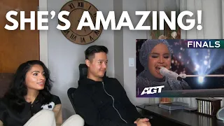 PUTRI ARIANI STUNS with "Don't Let The Sun Go Down On Me" (Couple Reacts)