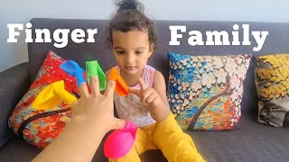 Balloons Finger Family | Nursery Rhymes | Play and learn colors with balloons | Kids song | Fun play