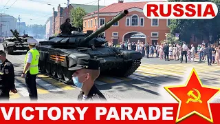 Russian Army Parade. Victory Day. 9 May.