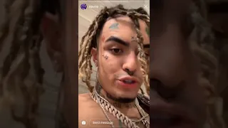 Lil pump drinks lean with apple juice to live longer