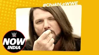 AJ Styles Eats Classic Indian Snacks! – Chakh Le WWE Ep.1: WWE Now India