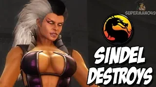 SINDEL DESTROYS EVERYONE... - Mortal Kombat 9: Story Mode "Nightwolf" (Chapter 15)