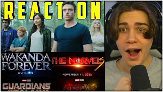 Marvel Studios Celebrates The Movies REACTION (Black Panther Wakanda Forever, Eternals, MCU Phase 4)