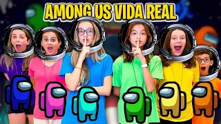 JOGAMOS AMONG US NA VIDA REAL COM MUNDO DA VIVI 2! QUEM FOI O MELHOR IMPOSTOR?  AMONG US REAL LIFE