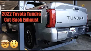 2022-2023 Toyota Tundra Cat-Back Exhaust By Carven Exhaust #tundra #toyota