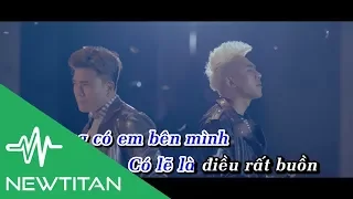 [Karaoke] Bên Nhau Thật Khó - Châu Khải Phong ft. Khang Việt [Beat]