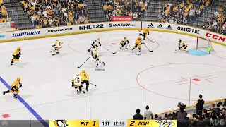 NHL 22 - Pittsburgh Penguins vs Nashville Predators - Gameplay (PS5 UHD) [4K60FPS]