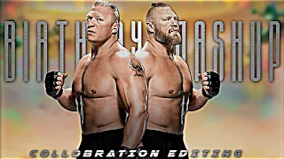 Brock Lesnar | Mass Birthday 🎂 | Collobration Editing | Brock Remixz @ALEXA_REMIX