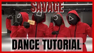 aespa 'Savage' Dance Practice Mirror Tutorial (SLOWED)