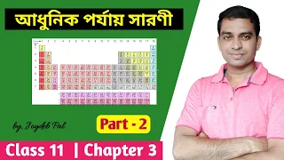 Periodic Classification of Elements Class 11 (Part-2) | in Bengali by Joydeb Pal