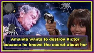 Young And the Restless Spoilers Amanda wants to destroy Victor because he knows the secret about her