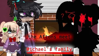 The Aftons meet Michael's family ⚠️MY AU, VERY LAZY⚠️ ||FNAF|| #fnaf #gachaclub #aftonfamily