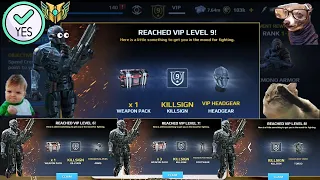 Unlocked V.I.P 1 - 9 progress for FREE ||  MODERN COMBAT 5