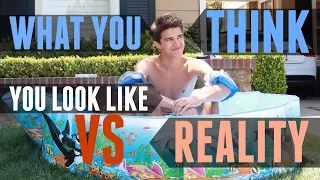 What You Think You Look Like VS Reality | Brent Rivera