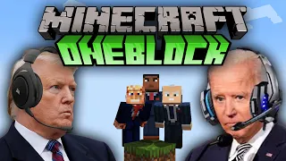 US Presidents Play Minecraft One Block 1-5