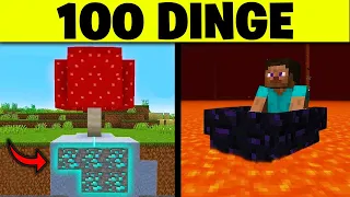 100 DINGE in MINECRAFT die du noch NICHT wusstest!